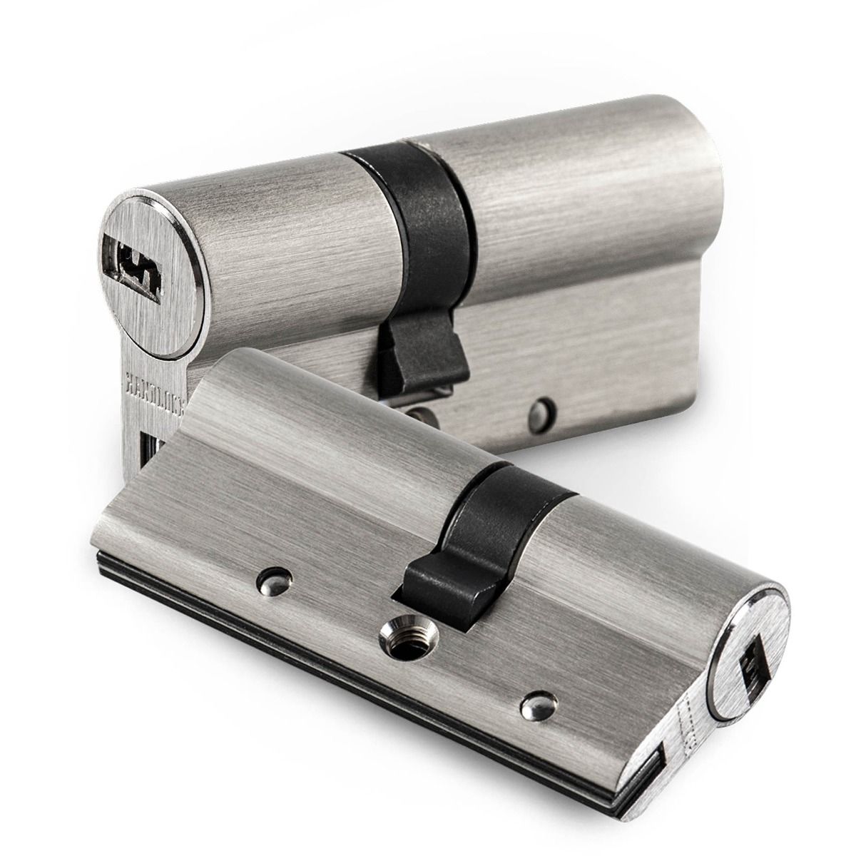 Cilindro de Seguridad HANDLOCK R15 – Níquel o Latón – Alta Protección Antirrobo - Varias Medidas
