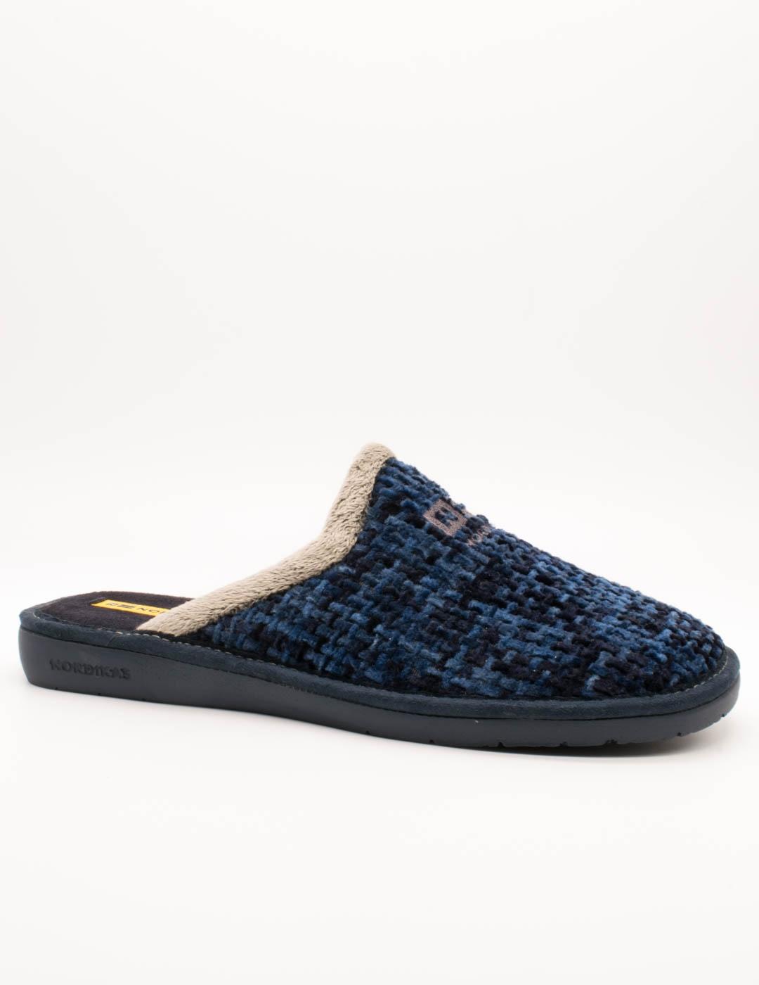 Zapatilla de Casa Nordikas 513 Quebec Marino de Hombre