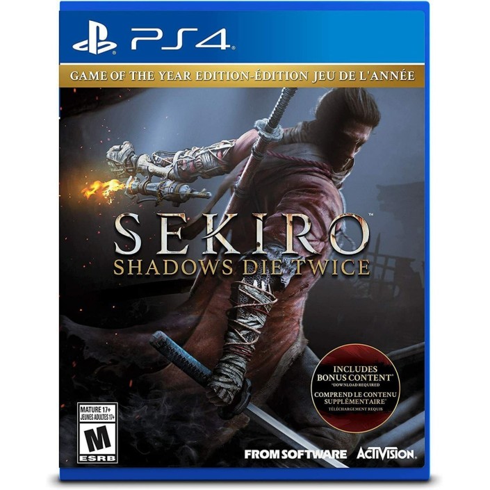 Game sekiro: shadows die twice goty playstation 4 |   Ps4. |   Usa import new - original - sealed pal eu - new original sealed