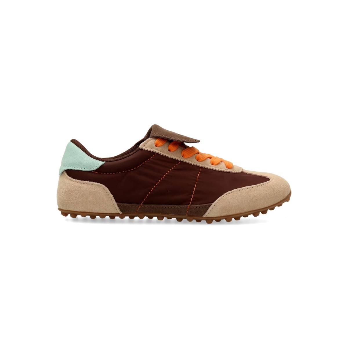 Gioseppo - Zapatillas deportivas para mujer de piel serraje y nylon con suela de tacos, flexibles y ligeras