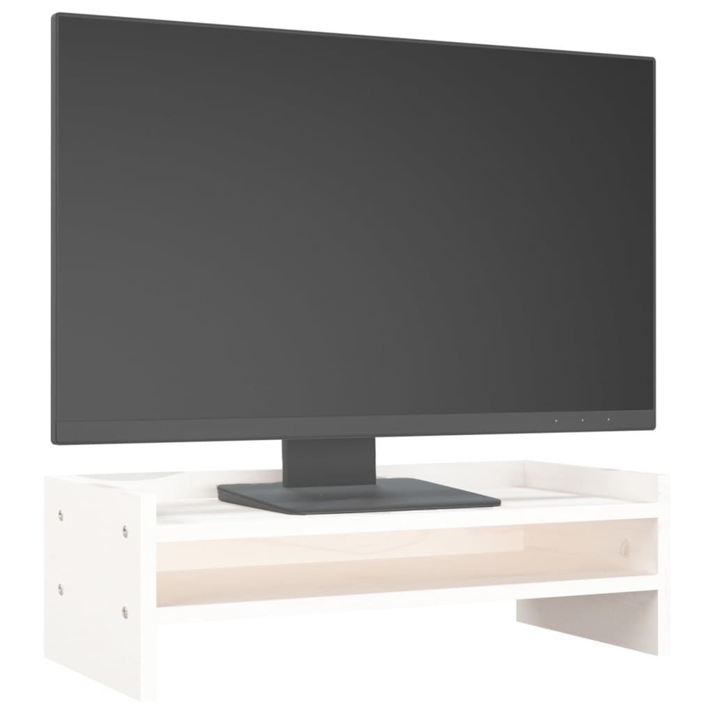 vidaXL Soporte para Monitor Elevador Trabajo Oficina Color Natural, Blanco, Gris y mas