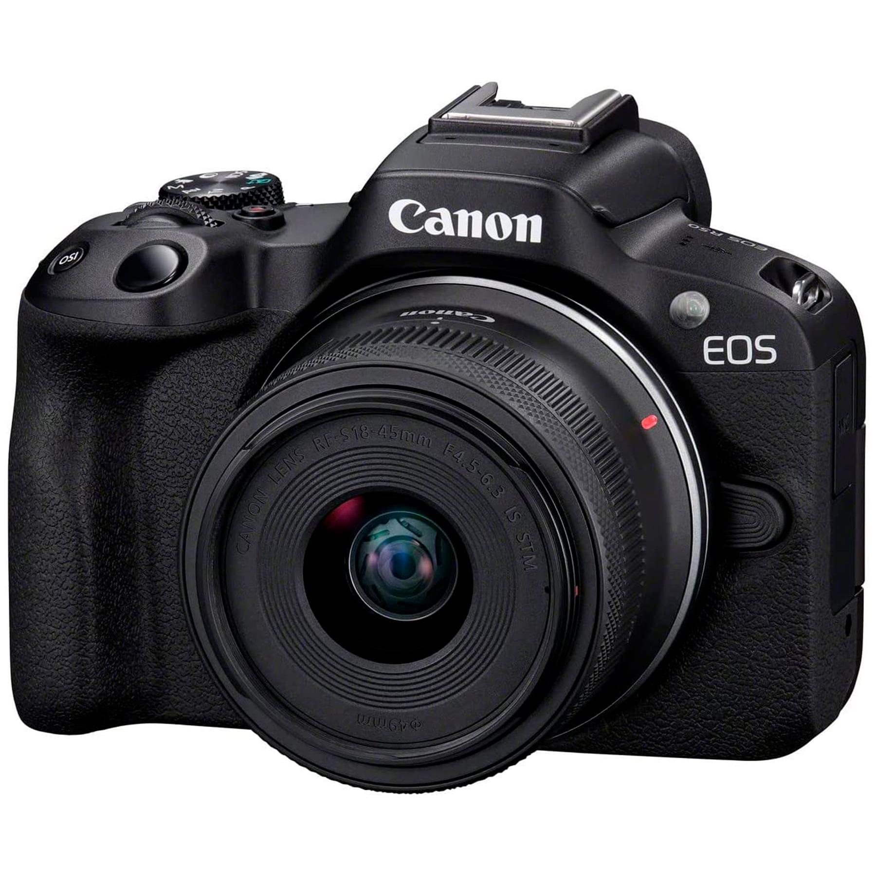Canon EOS R50 + Objetivo Canon RF-S 18-45mm IS STM / Cámara mirrorless