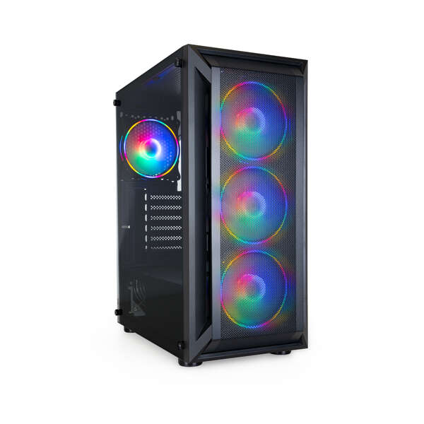 Tooq caja semitorre gaming tqgcc101-b ”ragnärok” - color negro
