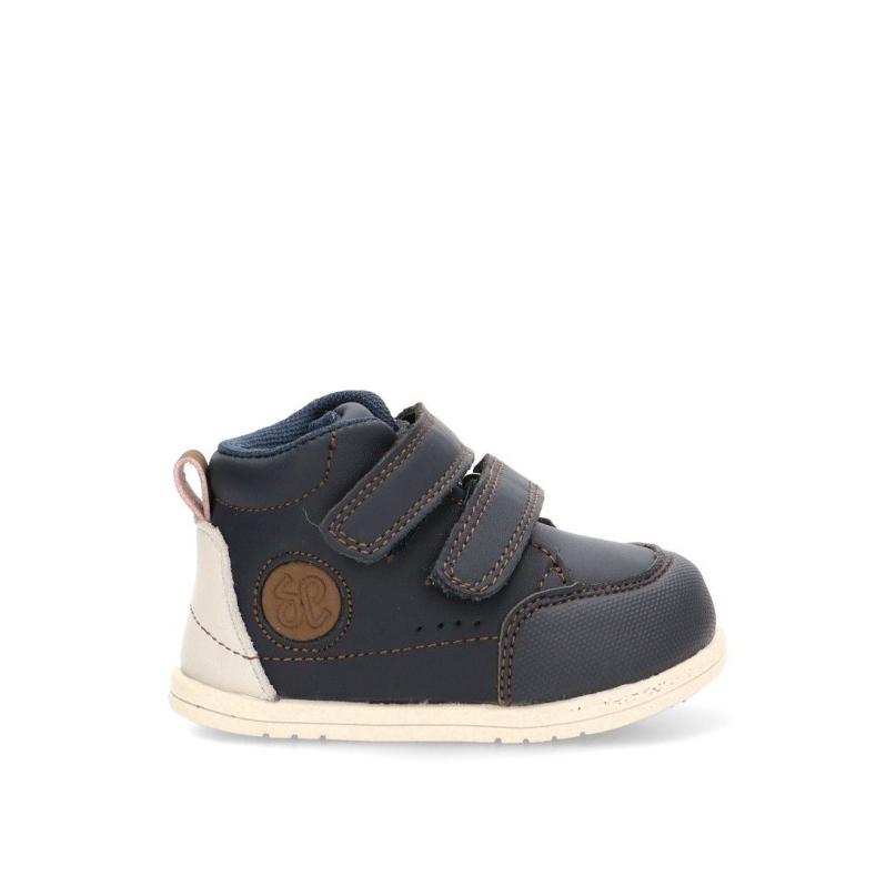 Botin Respetuoso/barefoot Bubble Bobble - Niño - Suela Plana - Modelo C1494 - Color Marino