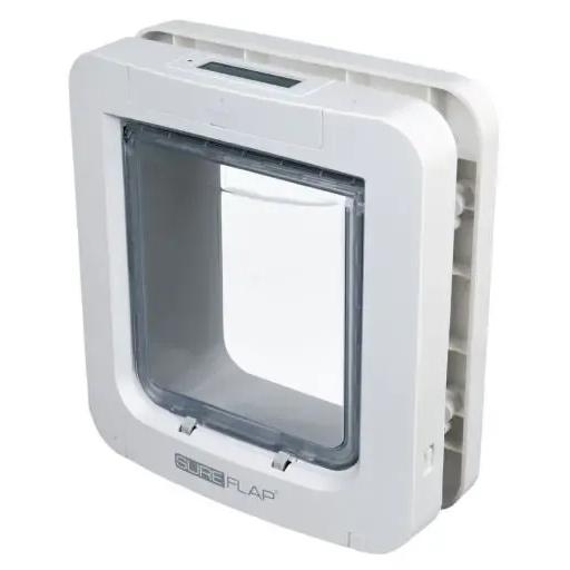Sure Petcare Puerta Blanca Para Mascotas Con Microchip Sureflap - 26.2X28.1 Cm