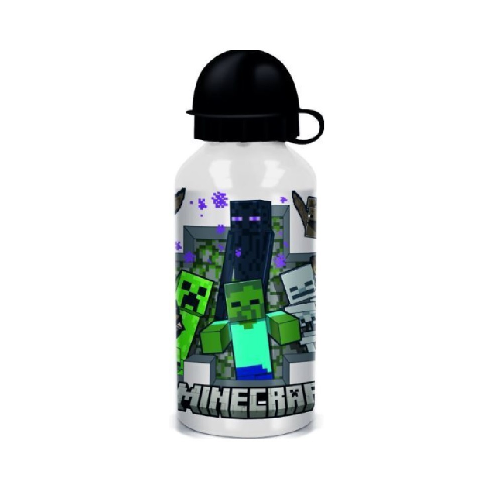 Sandwichera Minecraft,lonchera Box Porta Merienda Fiambrera,bolsas y Estuches para el Almuerzo,botella Minecraft,cm,fespu