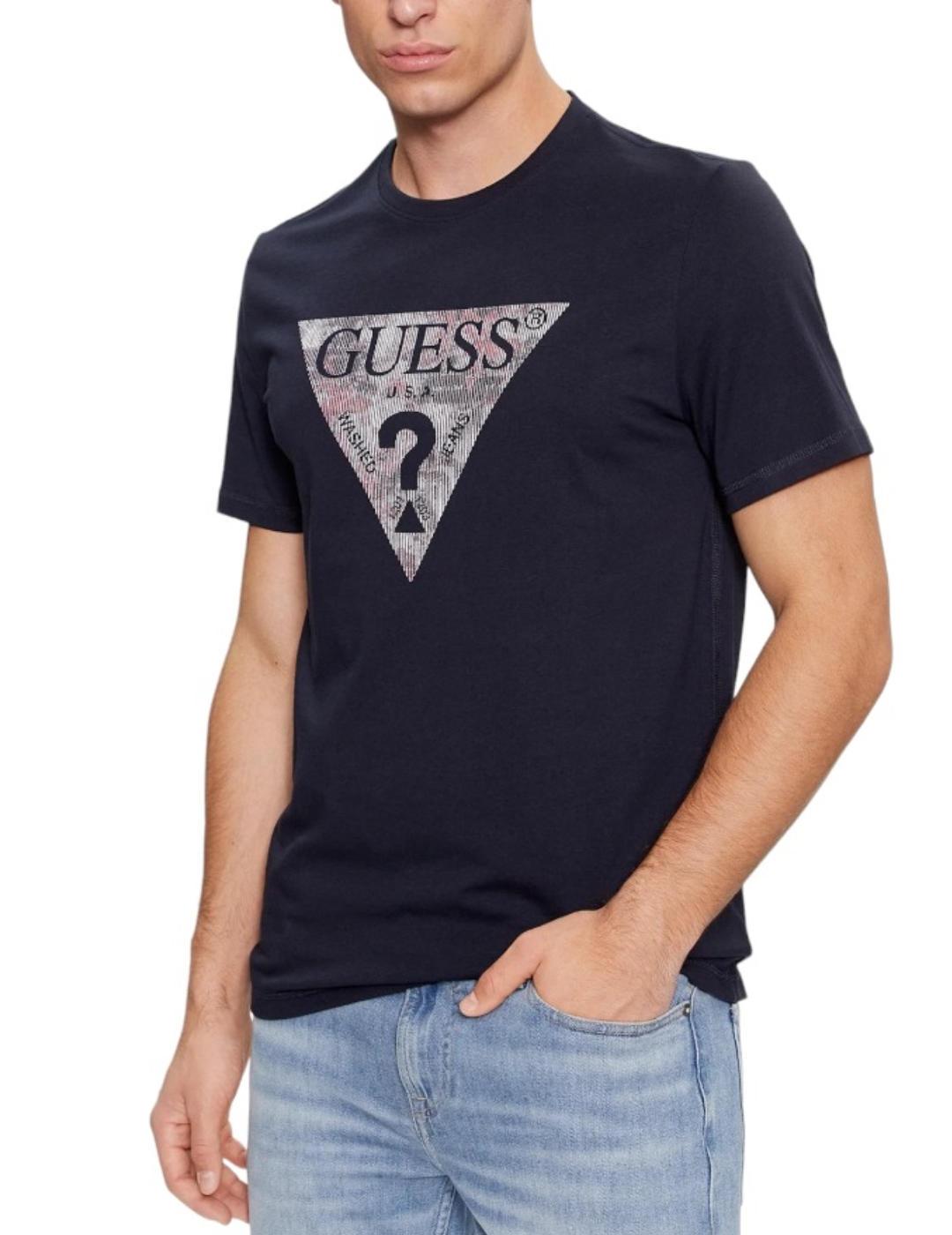 Camiseta Guess Triangle manga corta