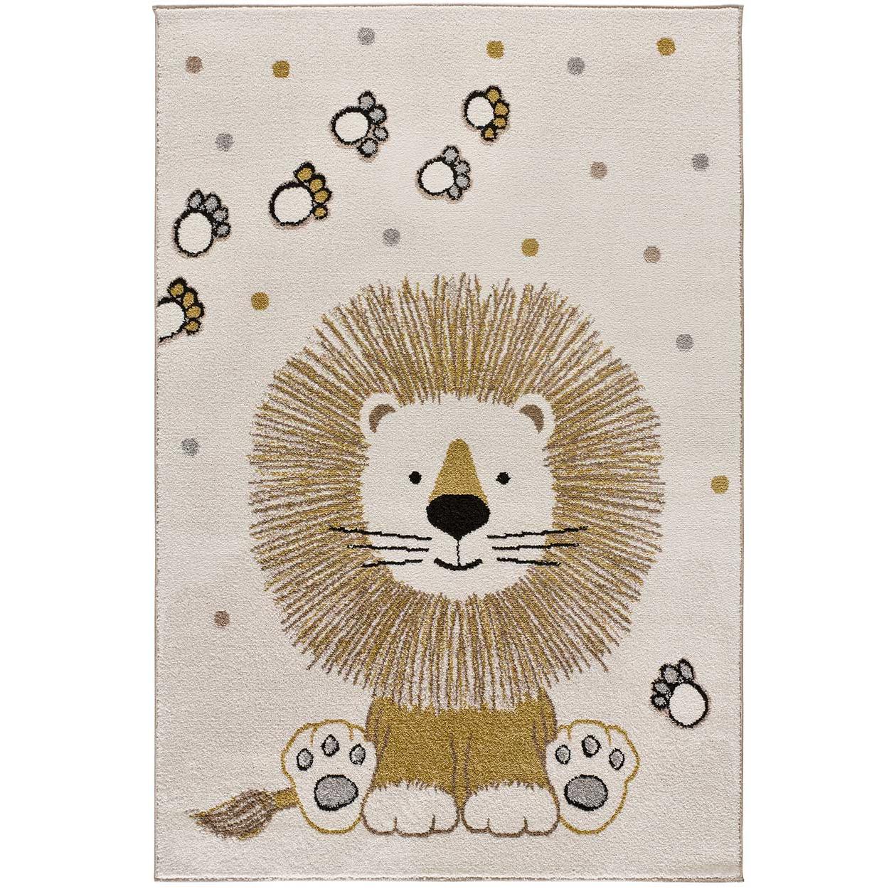 ATTICGO Alfombra de Interior Estilo Infantil en Blanco - Beats 40265 | 120X170 cm