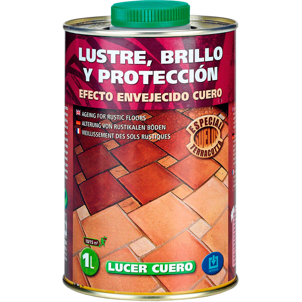Monestir - Lucer Cuero: Acabado Tratamientos Terracota Interior, Protege y Nutre el Barro, Ideal para Suelos Terracota