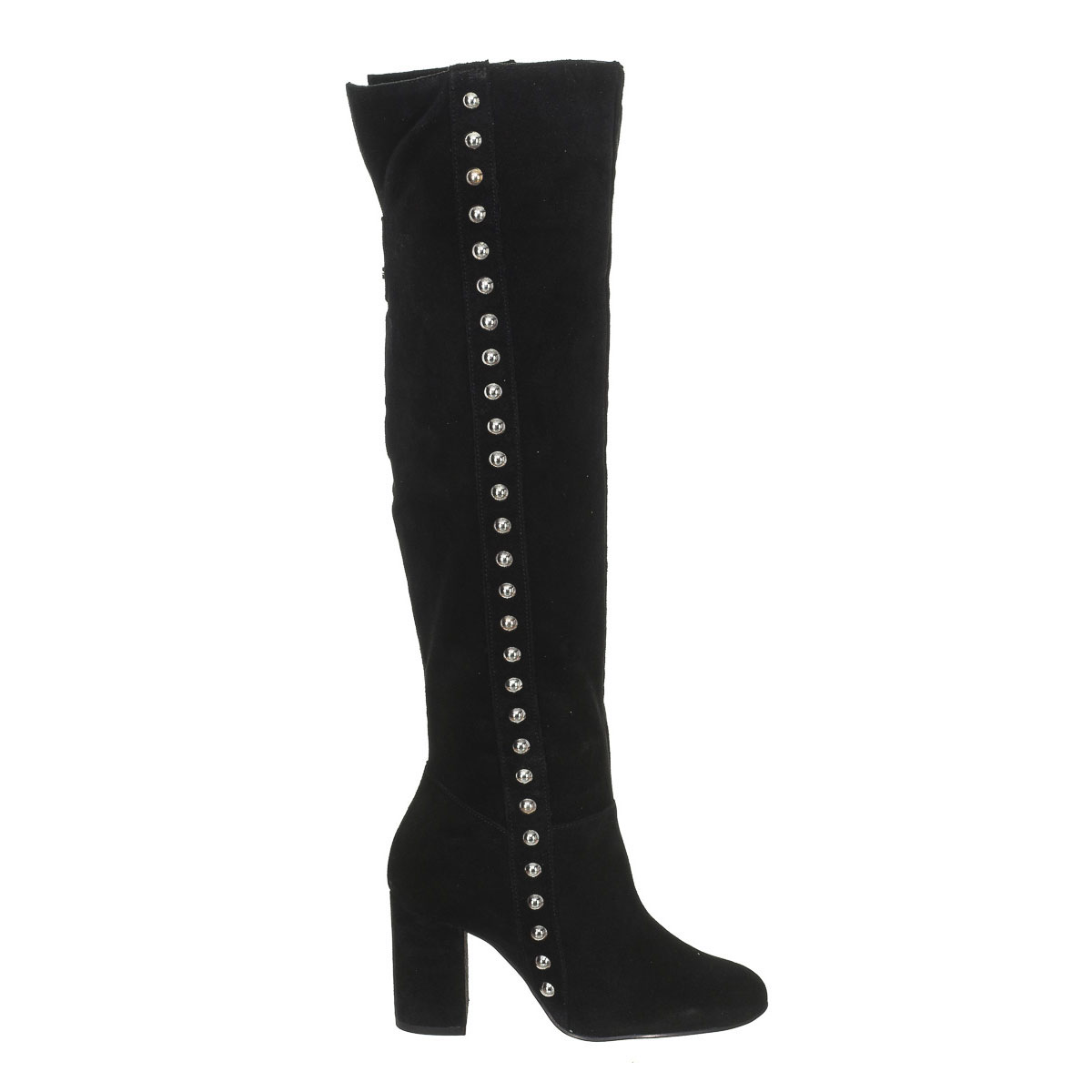 Guess-Botas de tacón de piel acabado en ante FLDAN3SUP11 para Mujer