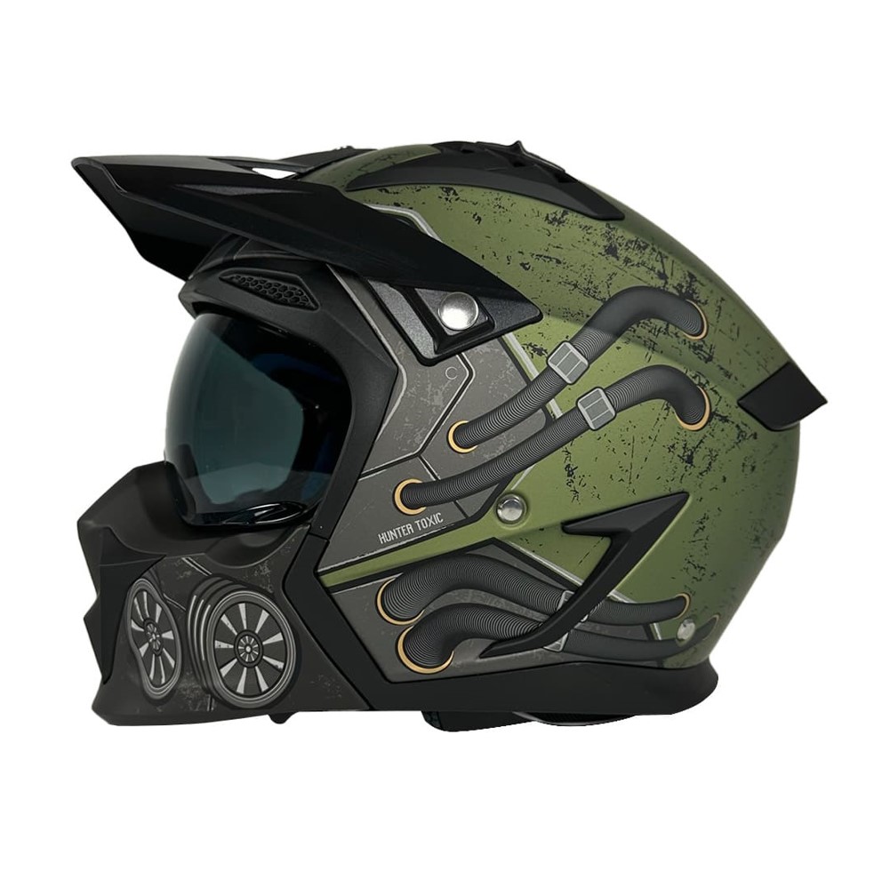 Casco Axxis Hunter Sv Toxic   Ce U