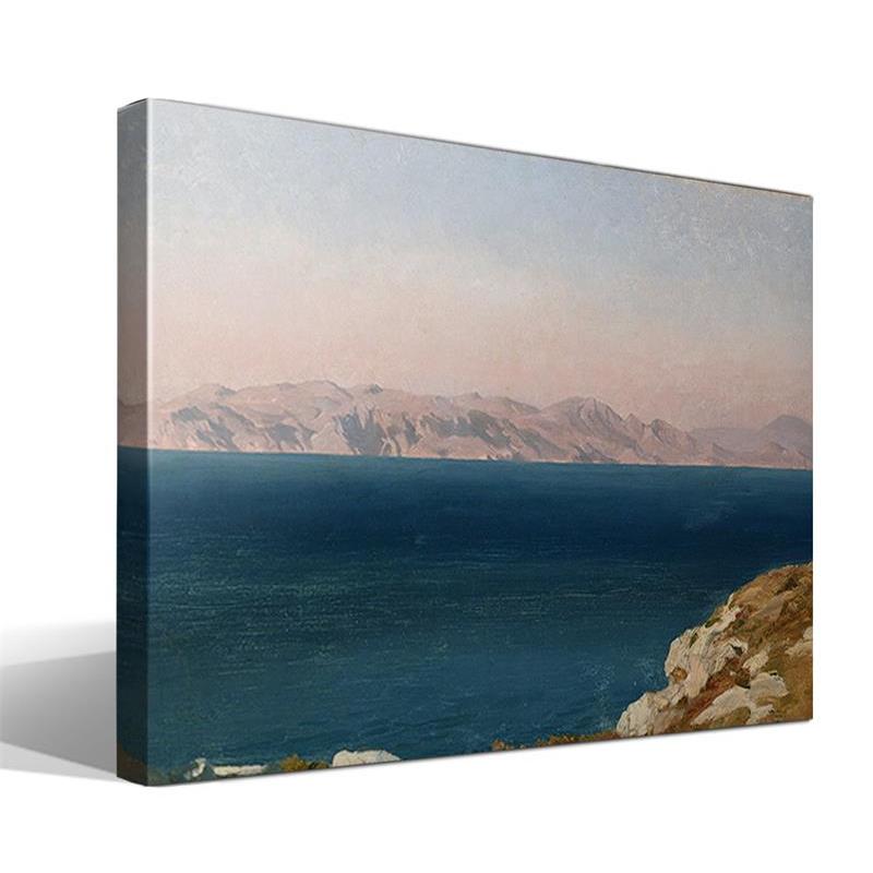 Cuadro Canvas La Isla de Chios de Frederic Leighton - Alta Resolución - Lienzo 100% Algodón - Bastidor de Madera - Fabricado en España