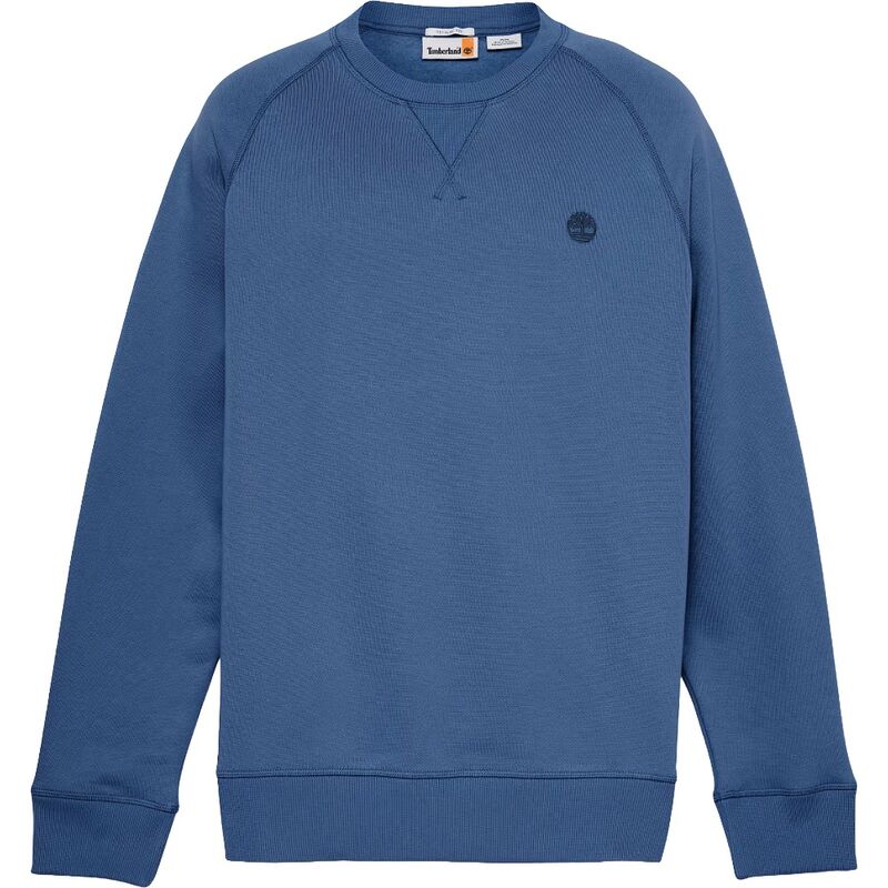 Sudadera Azul Timberland De Cuello Redondo Con Reverso Cepillado Exeter River Sin Capucha