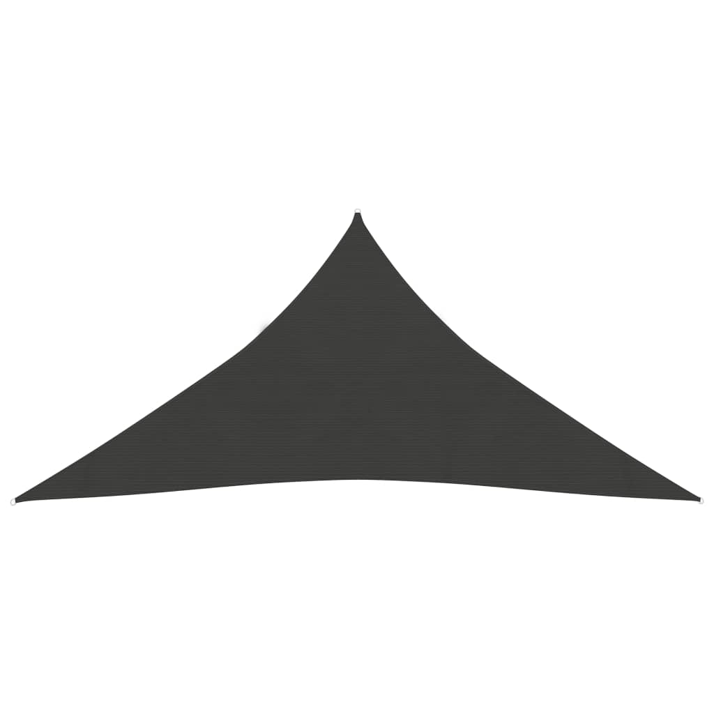 vidaXL Toldo de vela HDPE 160 g/m² 3x4x5 m Color Antracita, Beige, Crema