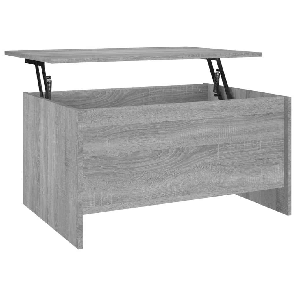 Vidaxl Mesa de Centro de Madera de Ingeniería 80x55,5x41,5 Cm Blanco - Moderna y Versátil