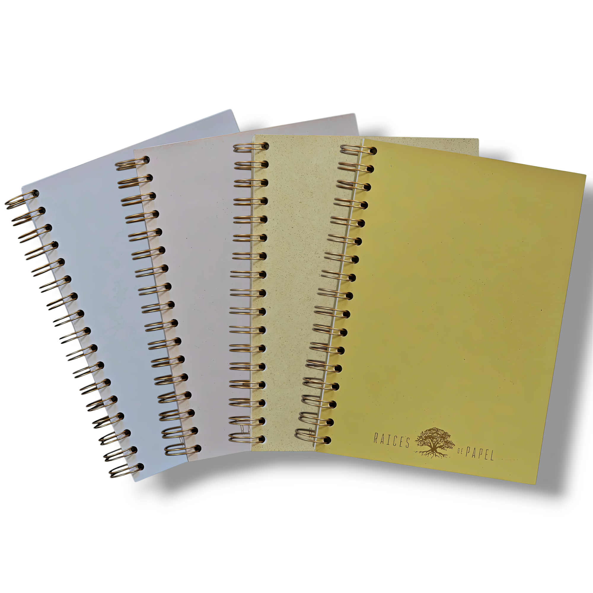 Cuaderno Ecológico Tapas Naturales A5+ 15.6 x 22 cm - Packs 1, 2, 3 y 4 unidades - 200 Páginas Papel Reciclado 100 g para el Interior - RAICES DE PAPEL, Sostenible, Orgánico y Premium - Regalo Ecológico Perfecto para amantes de la naturaleza eco-friendly
