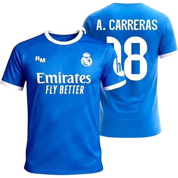 Real Madrid - Réplica Oficial 3ª Equipación 25/26 | Arda Güler #25 | Camiseta Azul Aficionado | Licencia Oficial Estilo Blanco en Azul