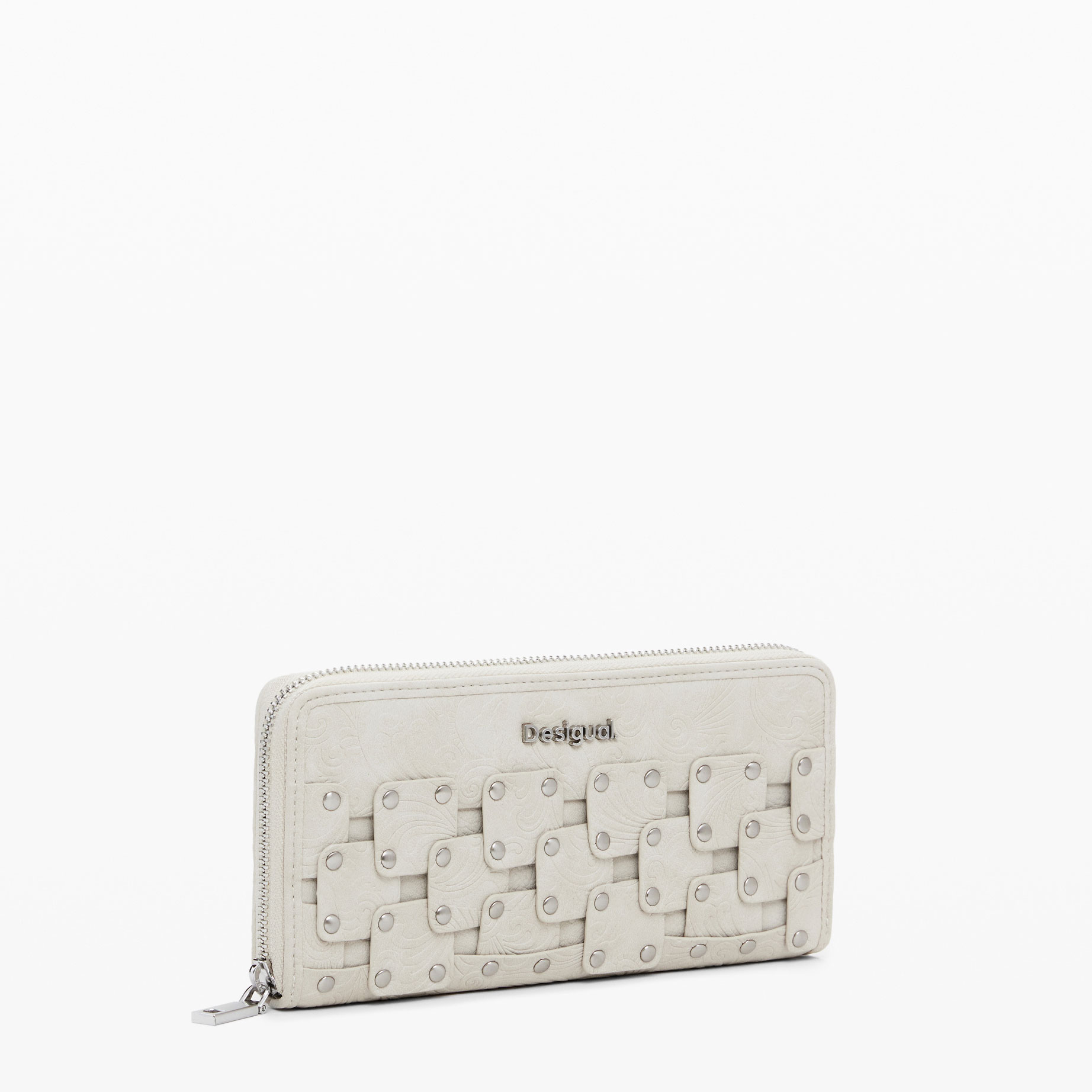 Desigual Monedero efecto piel tachuelas grande 25WAYP49-6006 , para Mujer