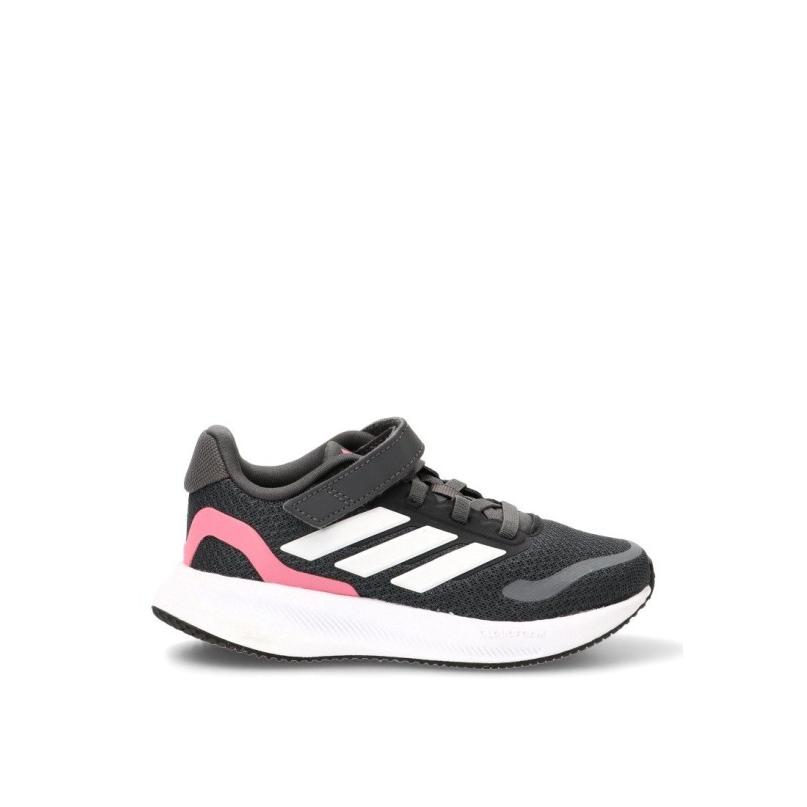 Zapatillas Running Adidas - Niña - Suela Plana - Modelo Jq8669 - Color Negro