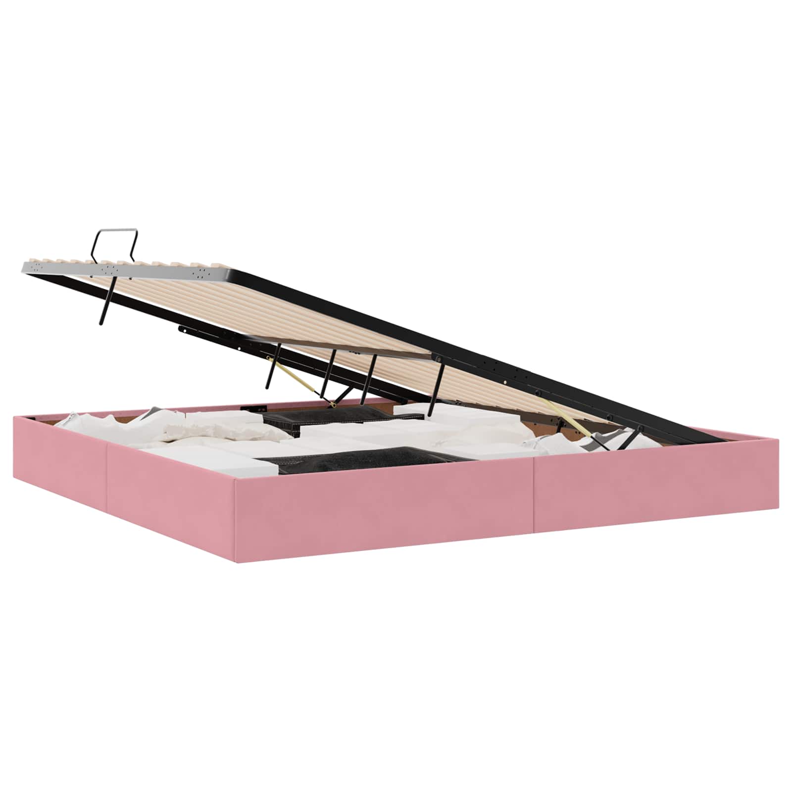 vidaXL Estructura de Cama Ottoman  200 x 200 cm Terciopelo Multicolor
