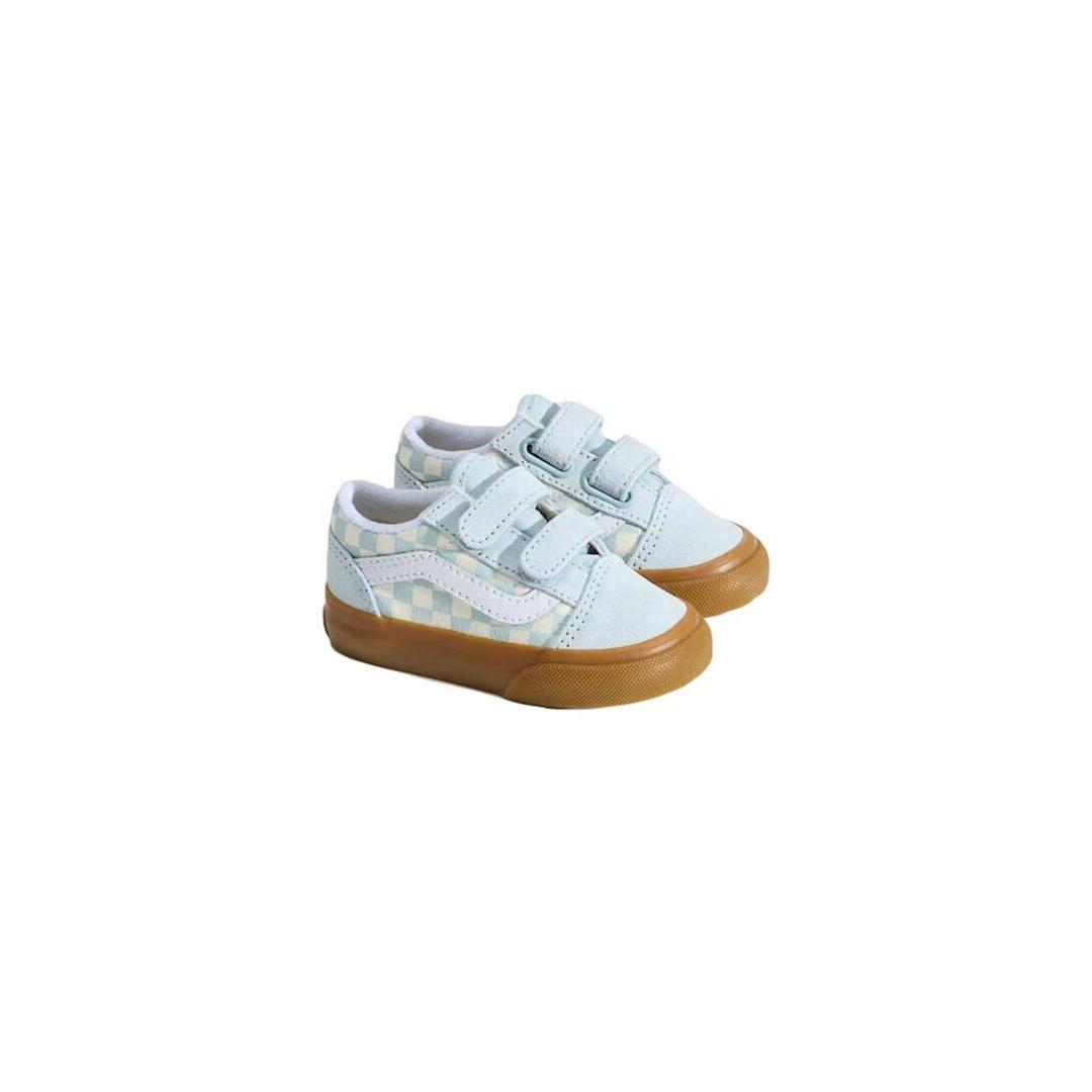 Zapatilla Niño/a Vans Old Skool Cuadros Azul