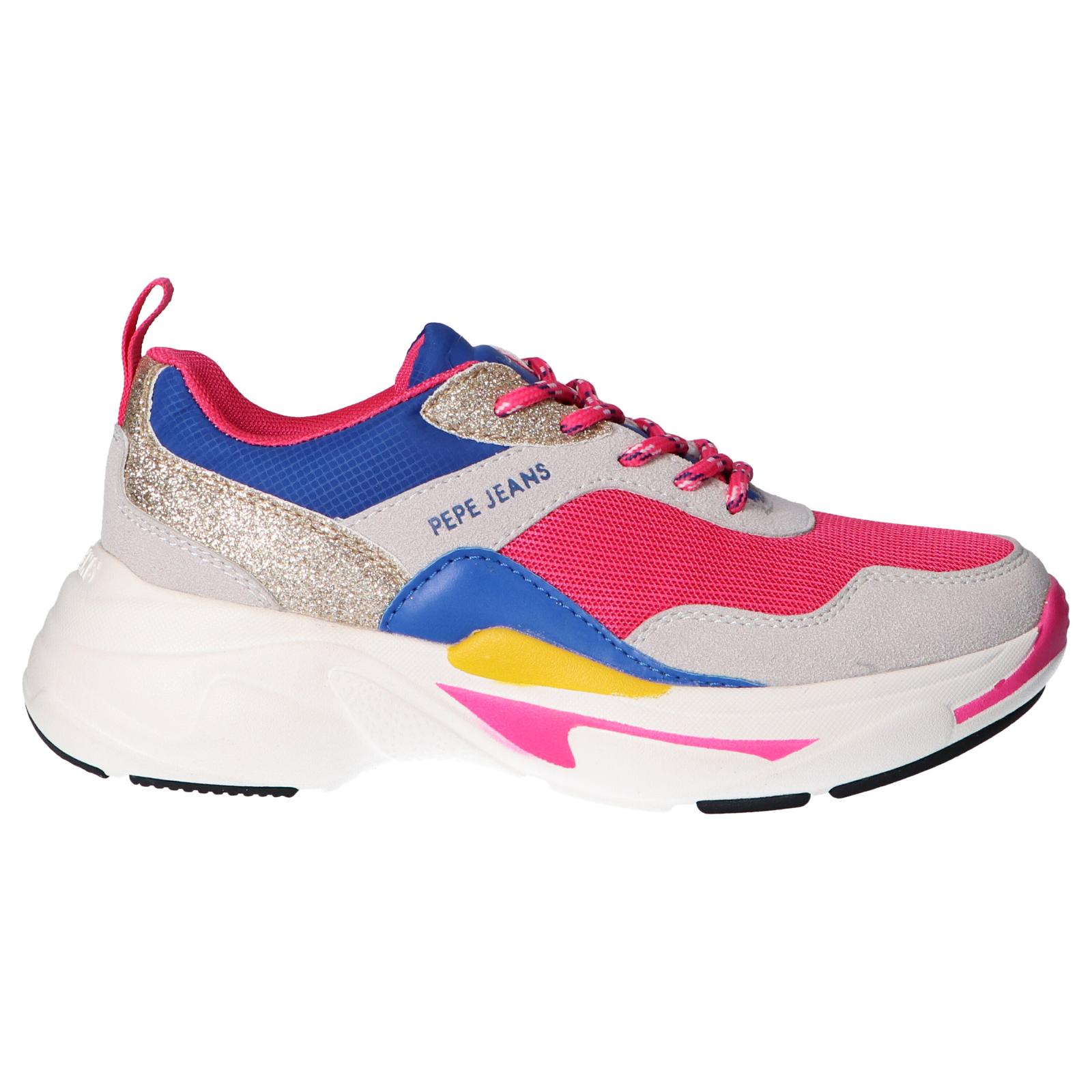 Women's and girls' sneakers pepe jeans pgs30416 sinyu 357 fuchsia