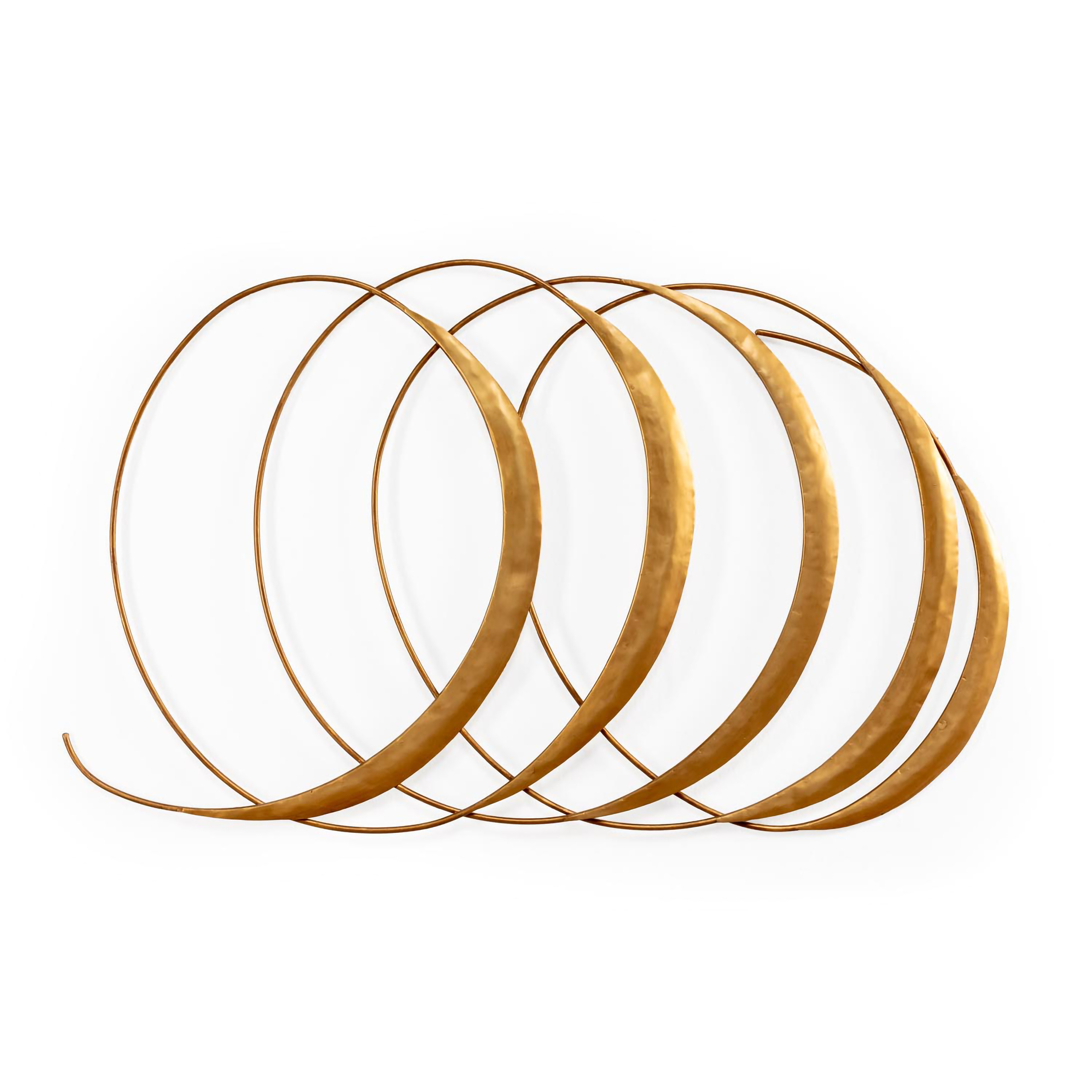 Escultura 101x3x64 metal dorado, de metal hierro, color dorado pintura dorado, 101x3x64 cm Fijalo