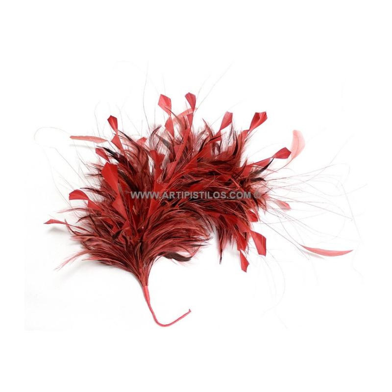 MONTAJE DE PLUMAS 35 X 15 cm