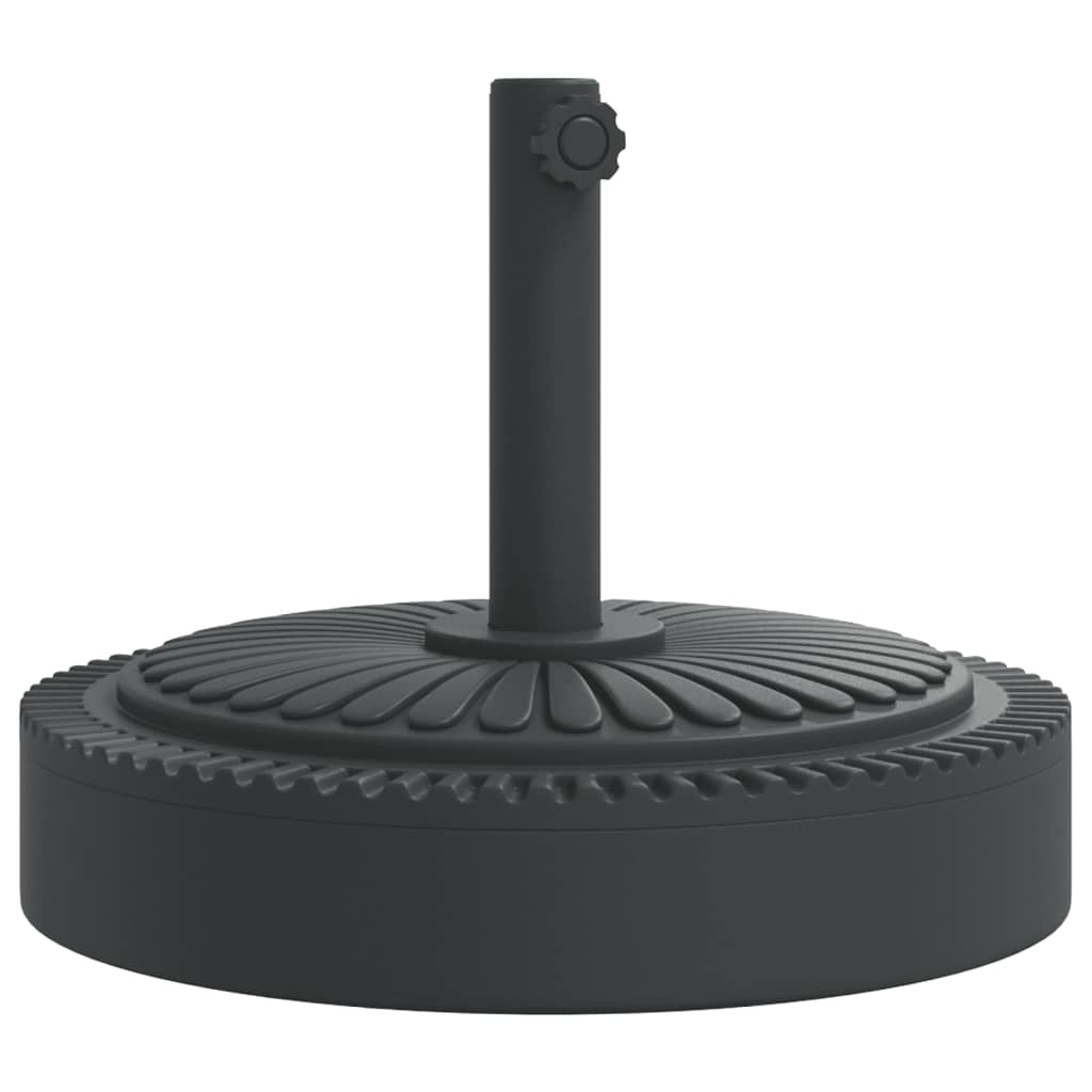 vidaXL Base de sombrilla para palos de Ø38/ 48 mm Peso 12 kg, 25 kg, 27 kg (con ruedas)