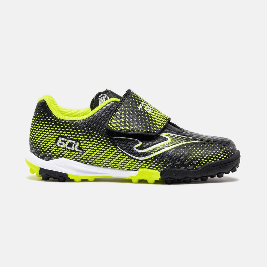 Botas de fútbol turf para niño gol jr 2601 negro Joma GOJW2601TFV