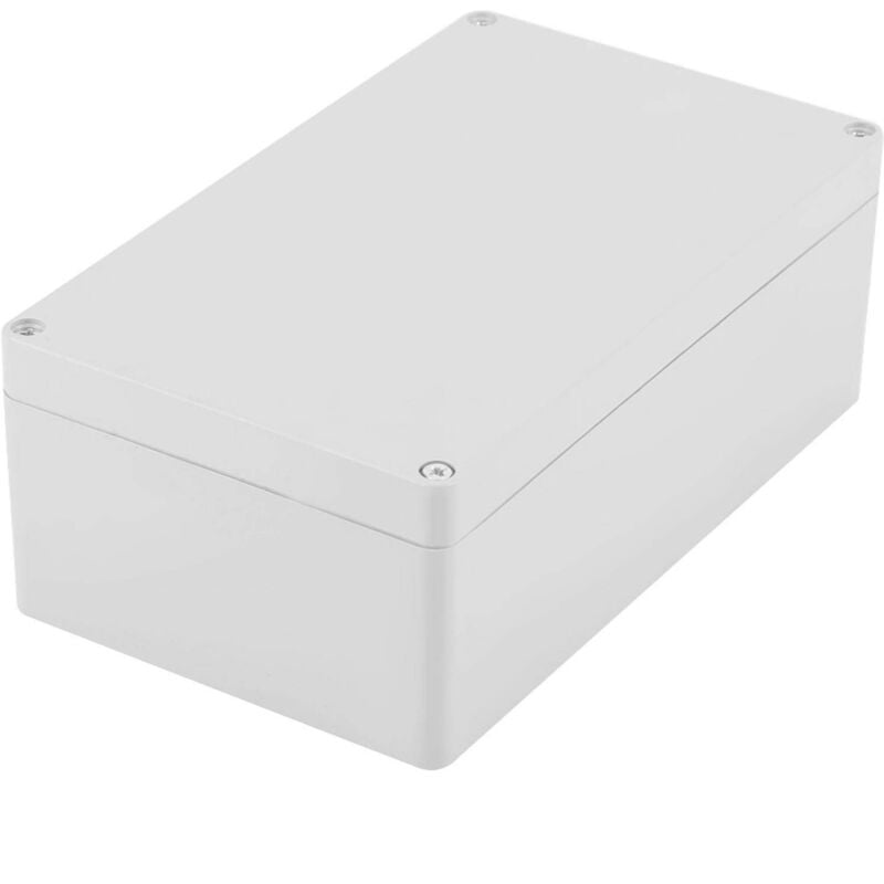 CA Caja de conexiones impermeable para exteriores, caja de conexiones, caja de proyectos eléctricos ABS IP65, caja de cableado para electricidad interior y exterior (200 x 120 x 75 mm)