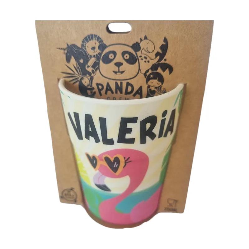 Plushome Vaso de Bambú con Nombres ,Duradero, a prueba de golpes
