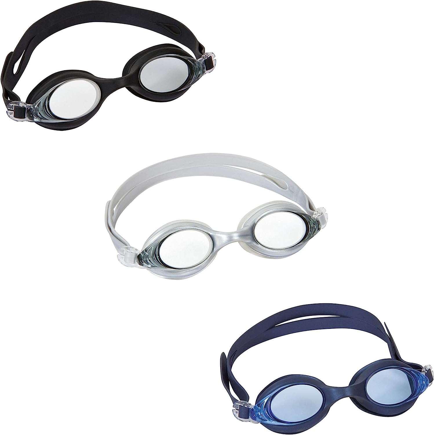 Gafas de Natación Bestway para Niños/adultos Protección UV, Ajuste Cómodo Color Surtido 1 unidad