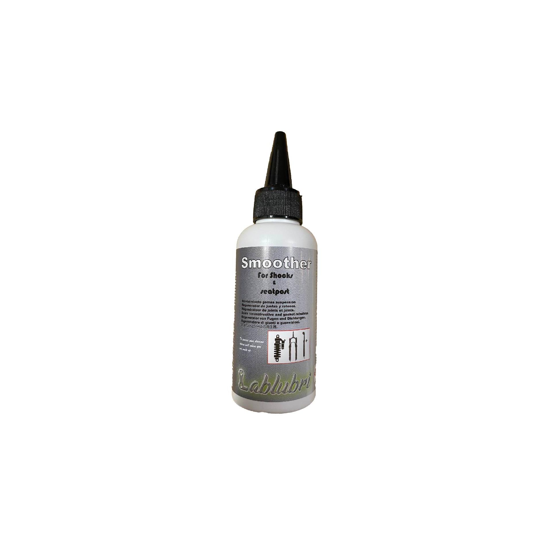 Smoother for Shocks, seatpost 100ml Lablubri Mantenimiento regenerador de Juntas y retenes suspensiones y tijas telescopicas