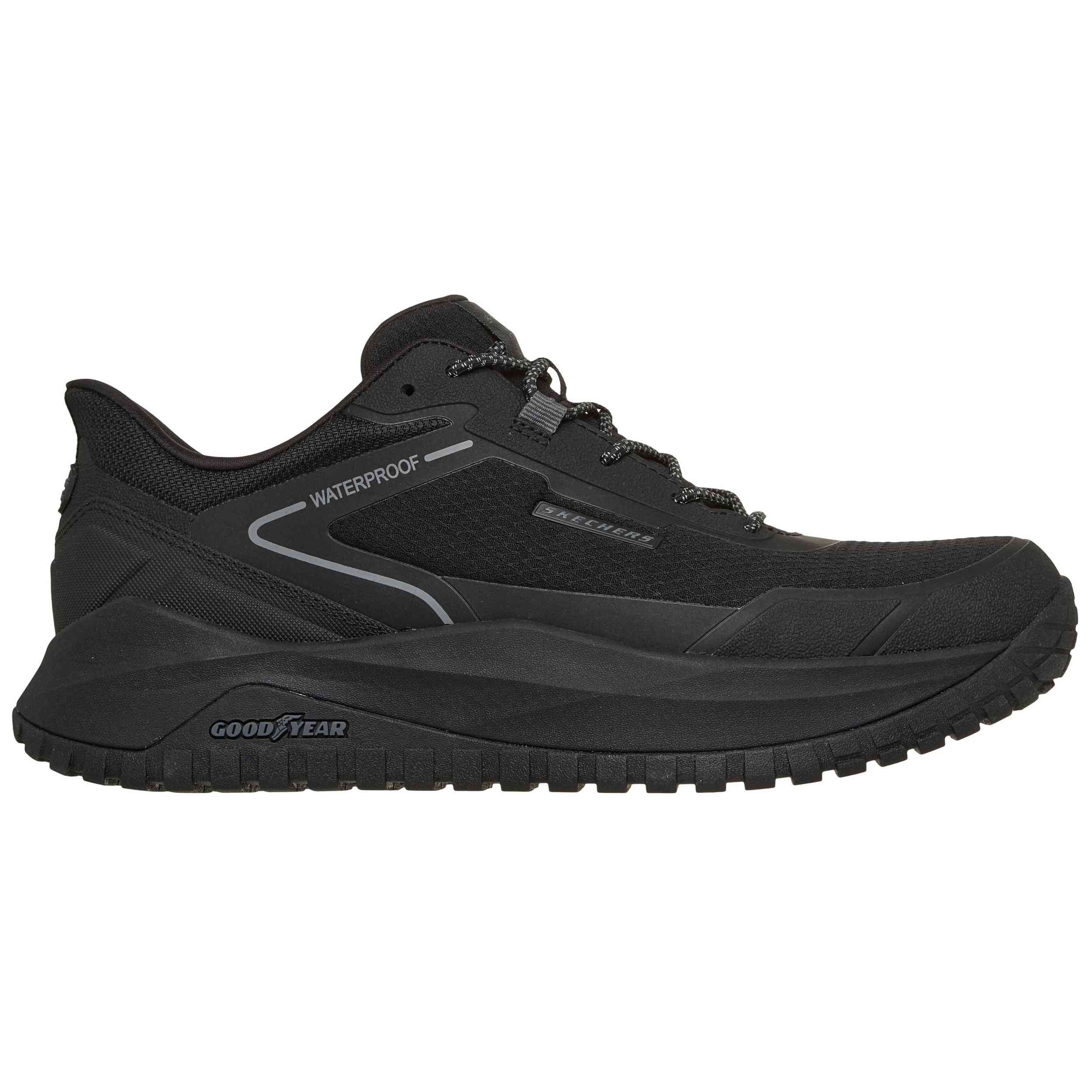 Zapatillas Skechers modelo Slip-ins Waterproof Relaxed Fit: Badger - Koda para Hombre en color Negro