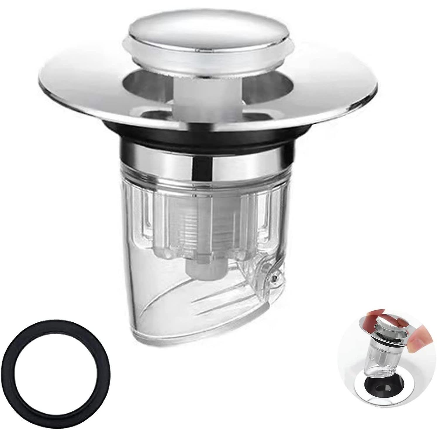 Sink Drain Plug, Pop-Up Bug & Clog Resistant