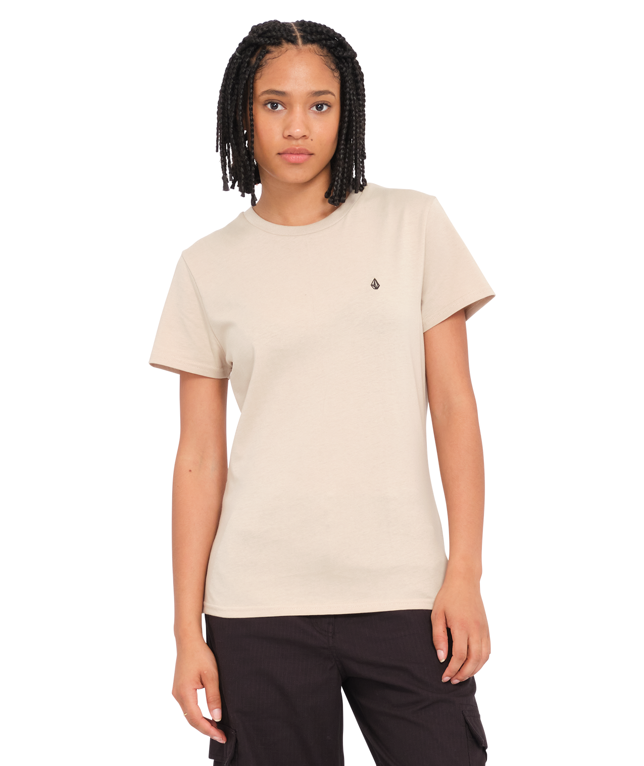 Camiseta de chica Volcom Stone Blanks Tee - Light Khaki