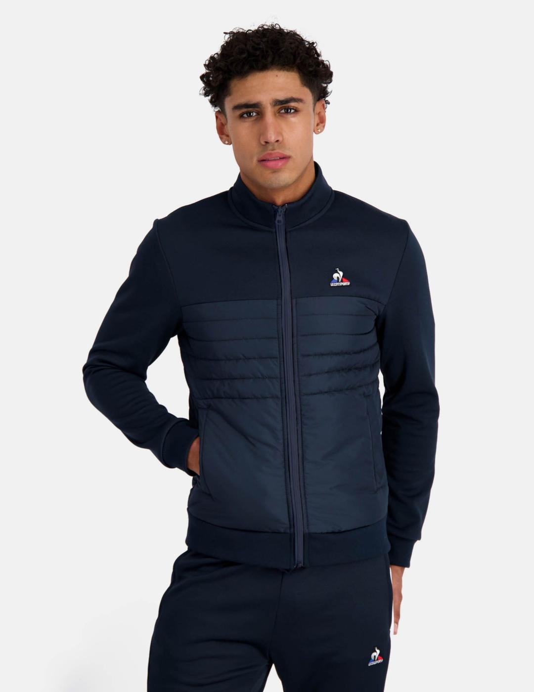 Chaqueta Le Coq Sportif Marino Elegante y Cómoda con Cremallera Hombre