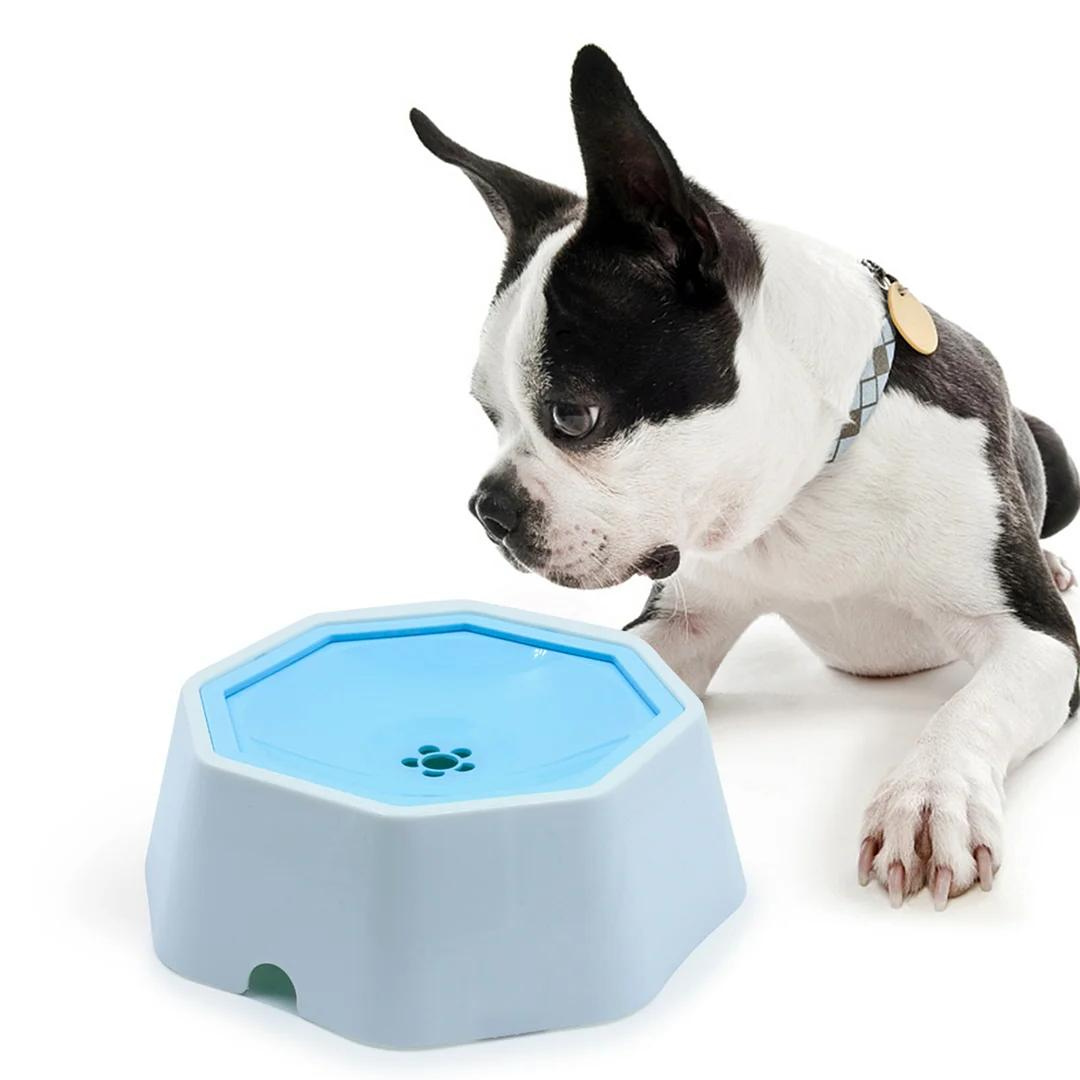 Bebedero para Perro Automático Antigoteo Cuenco AntiSalpicaduras para Gato, Tazón de Agua Flotante Portátil a Prueba de Polvo para Gatos y Perros, Sin Derrames. 1 Litro