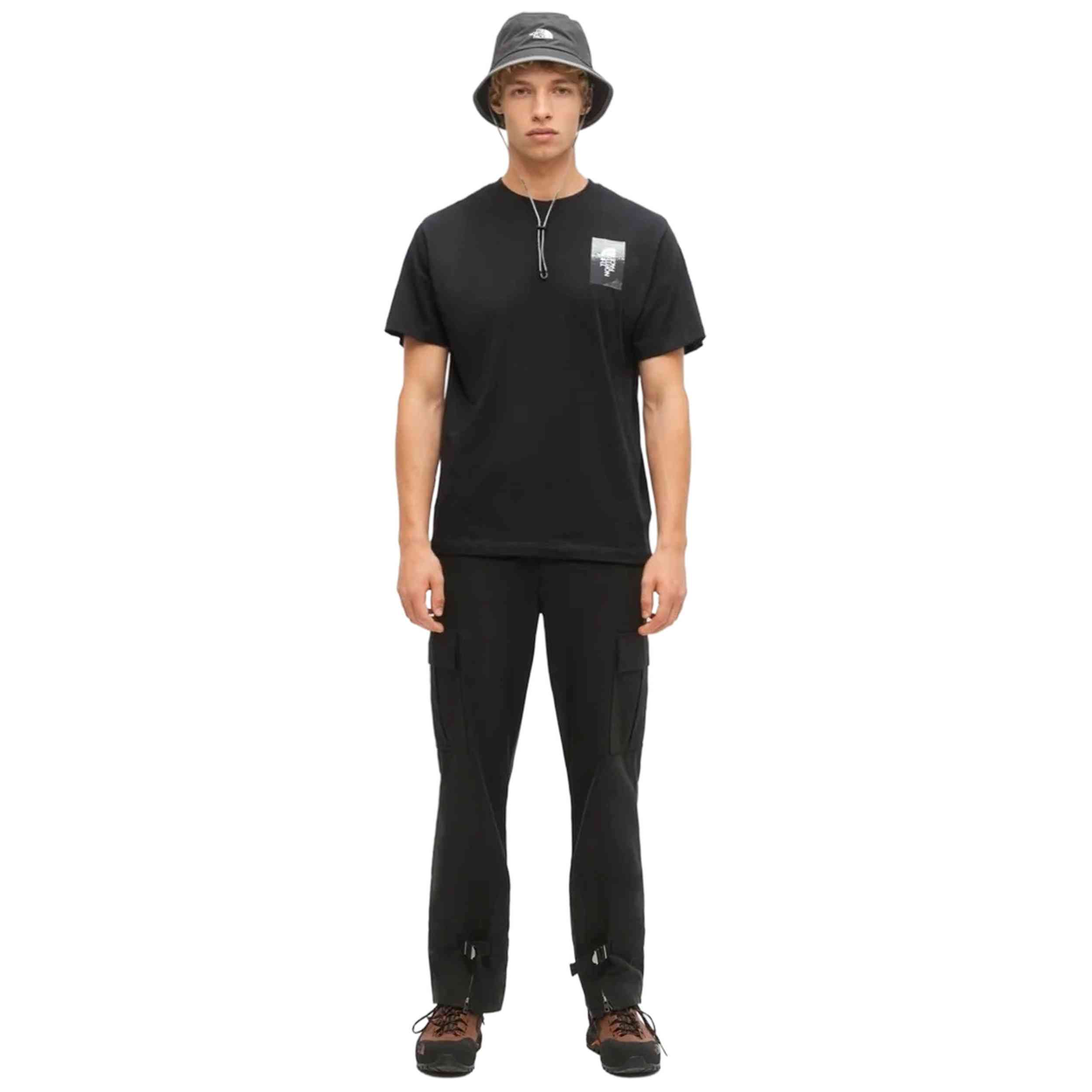 Textil The North Face modelo M Apex 75 Collage Relaxed Ss Tee en color Negro