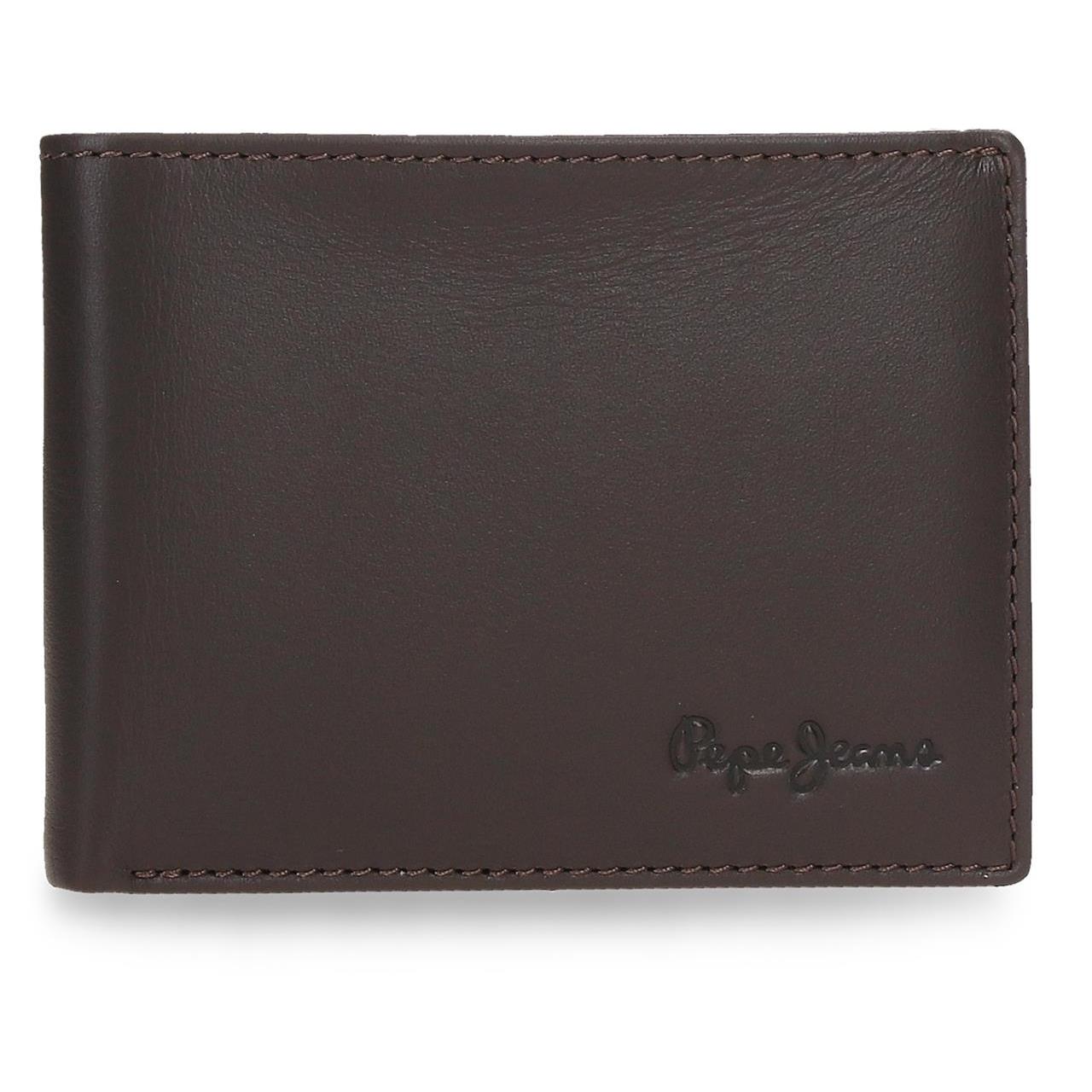 Billetero Pepe Jeans Luton en Piel Auténtica con Protección RFID