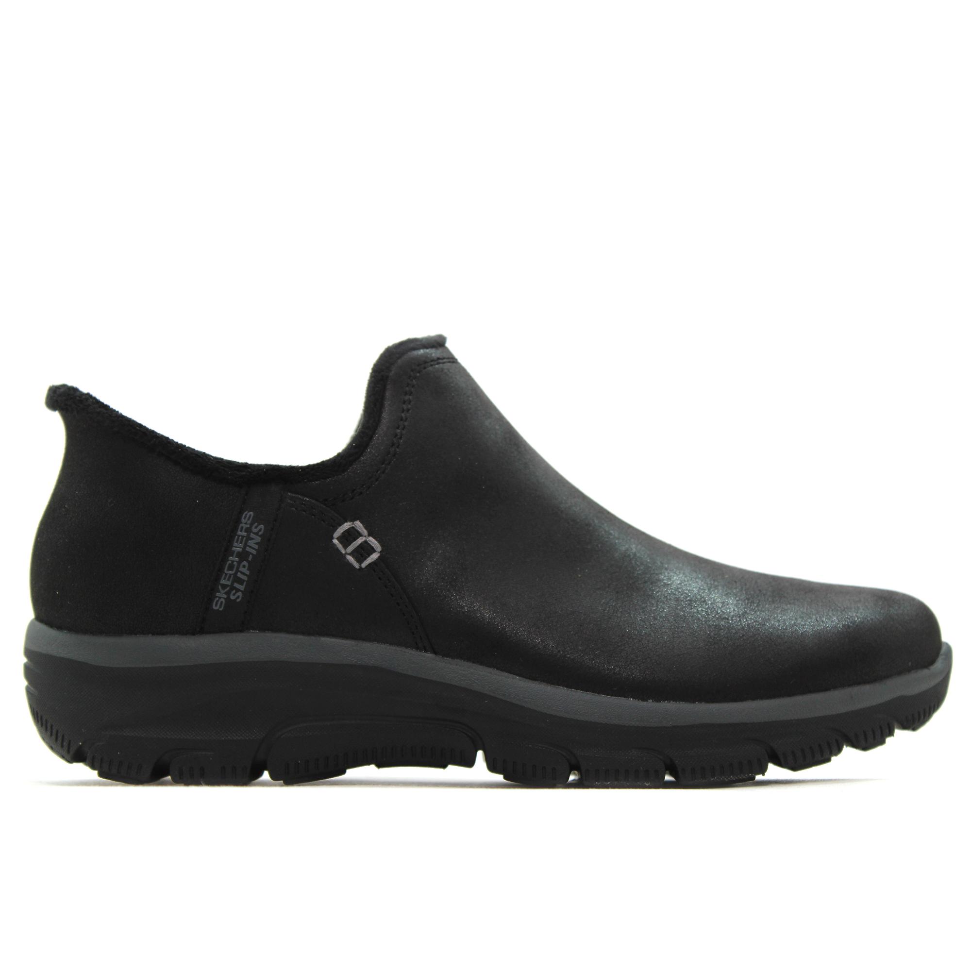 Skechers 167872 Zapato abotinado,color liso,diseño clásico y sencillo,slip-ins,cuña de 5 cm para señora