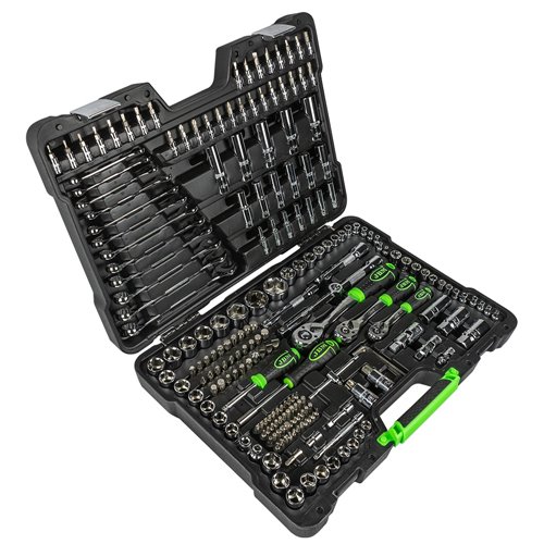 Caja de herramientas 216 piezas vasos hexagonales cromados JBM 54045 JBM