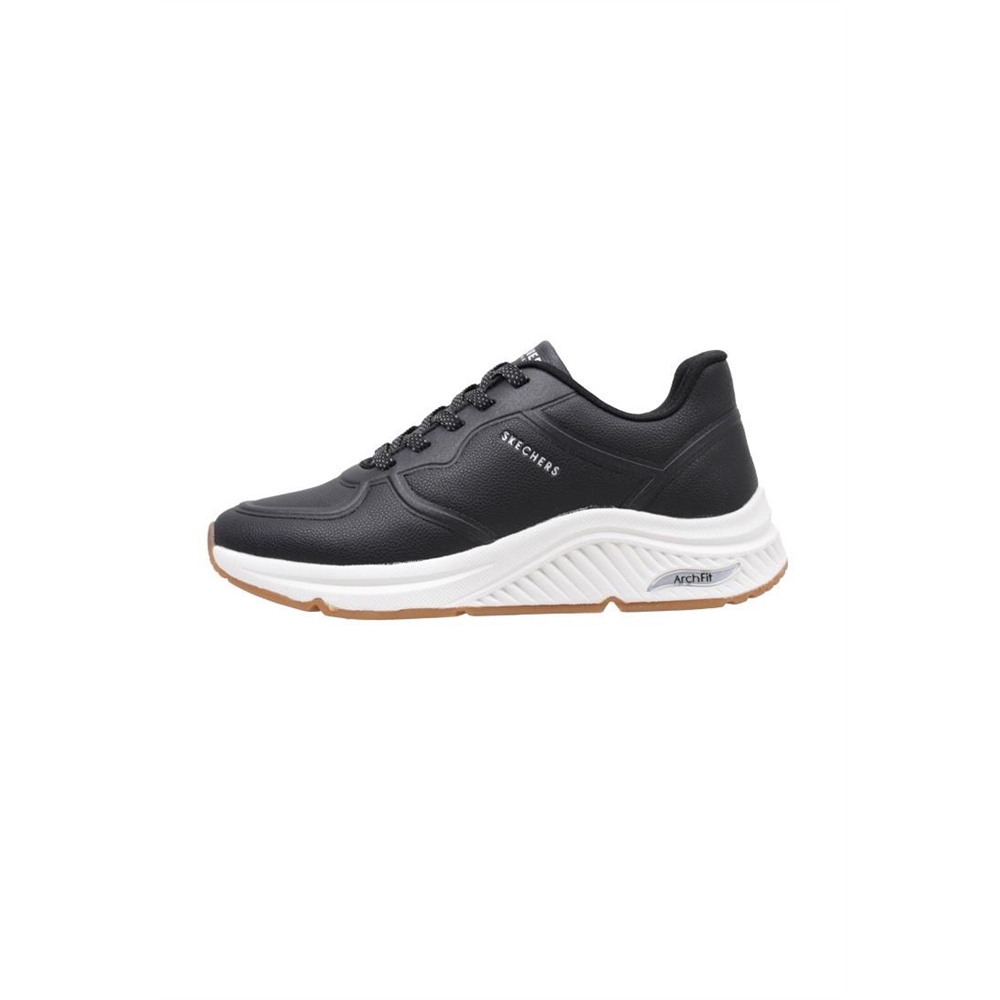 Skechers ARCH FIT S-MILES - MILE MAKERS Deportivas Planas Mujer Negro