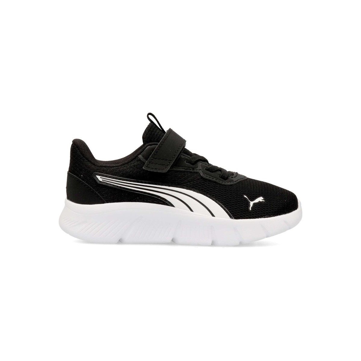 PUMA - Zapatillas deportivas Flex Focus Modern AC para niña, con malla transpirable y suela de goma EVA, cierre adherente y cordón elástico