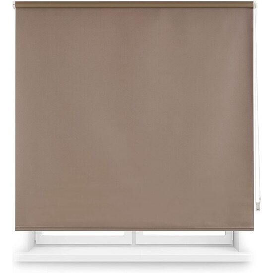 DECORBLIND  Estor Enrollable Opaco Térmico – Estor Opaco Liso fácil instalación a Pared o Techo - Estor Enrollable con Sistema de Seguridad Infantil - Estor Opaco No pasa la Luz - Estor Enrollable Opaco para Ventanas - Estor Protección Rayos UV