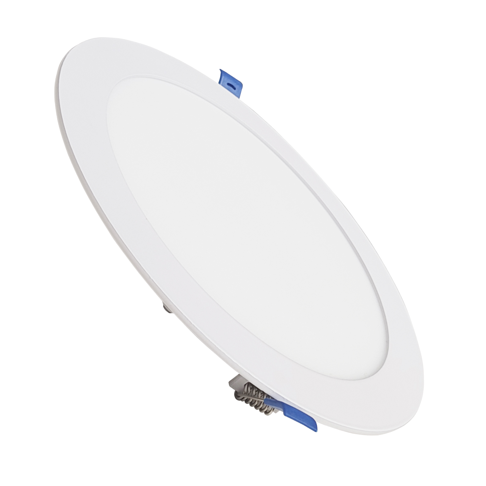 LED ATOMANT Downlight LED Panel Extraplano Redondo 220 mm 20 W, 1800 lúmenes, corte estándar 200 mm, driver incluido, diseño ultrafino, instalación empotrada, ideal para techos de escayola, clase de eficiencia energética E