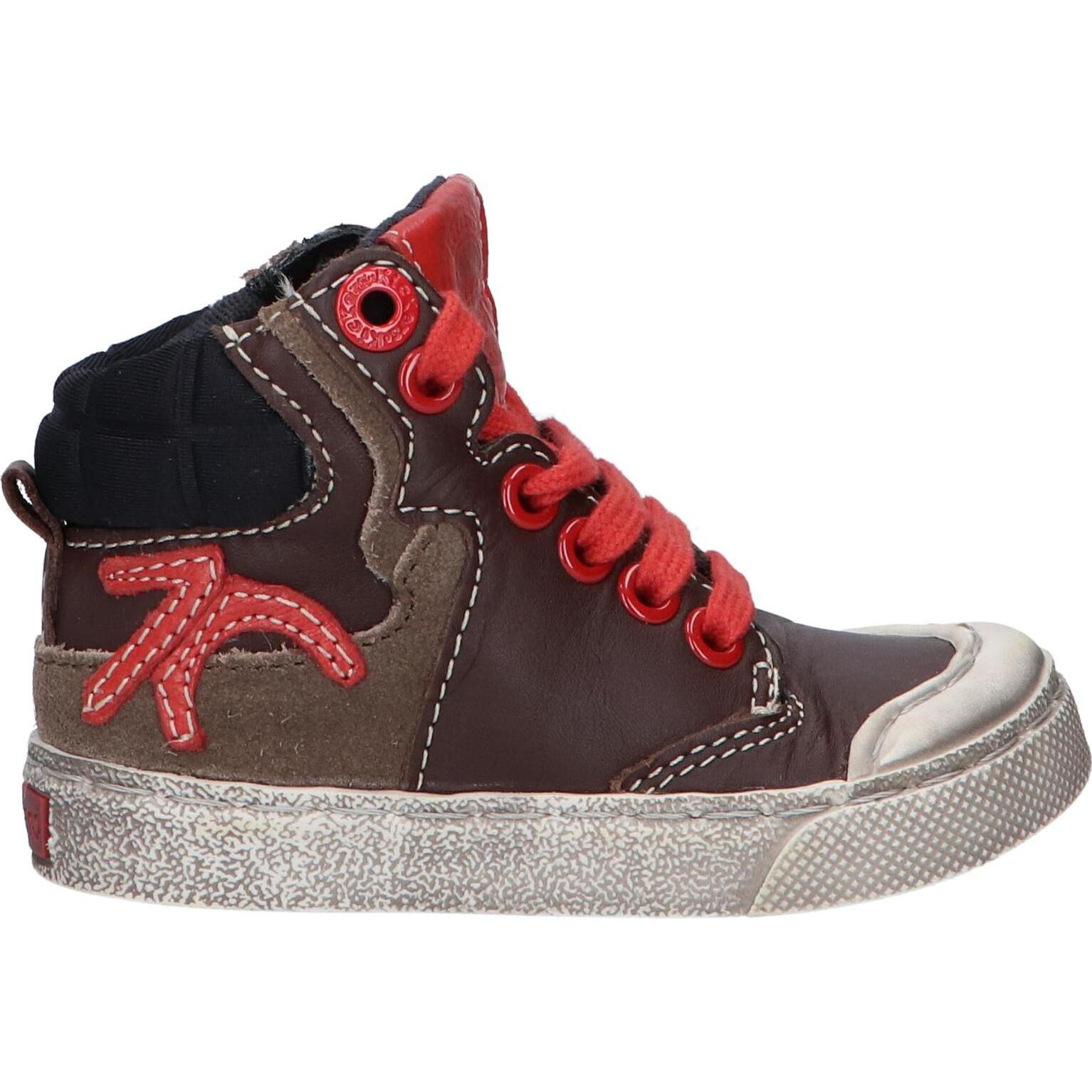 KICKERS 508900-10 CUMMIN 93 BROWN Kids' Boots with cushioned insole, flexible sole, and non-slip design, perfect for autumn/winter, stylish for school and play, ideal for both boys and girls.