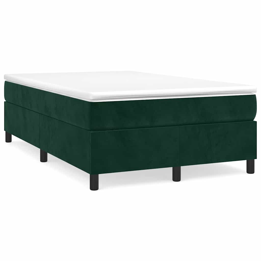vidaXL Estructura de cama con somier terciopelo  120x200 cm Multicolor