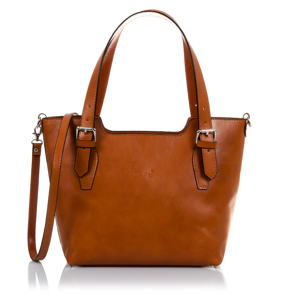 Firenze Artegiani. Arezzo Bolso tote Mujer.Piel auténtica Tamponato . Made in Italy. Vera Pelle Italiana.